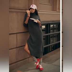 Sold out- Anthropology perfect cozy sweater midi dress 
Daily practice Kardigan